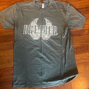 Gray Graphic Polo T-Shirt Short Sleeve